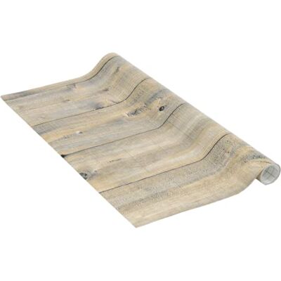 VENILIA Selbstklebende Holzfilm - Rustikales Braun - 90cm x 2,1m VENILIA Selbstklebende Holzfilm - Rustikales Braun - 90cm x 2,1m