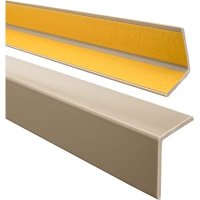 Garmin Winkelprofil PVC 27x27 mm selbstklebend Beige, 130 cm Elastischer Eckschutz & Abschlussleiste, für Wand-, Möbel- & Türkanten, feuchtigkeitsbeständig, leicht zu montieren Garmin Winkelprofil PVC 27x27 mm selbstklebend Beige, 130 cm Elastischer Eckschutz & Abschlussleiste, für Wand-, Möbel- & Türkanten, feuchtigkeitsbeständig, leicht zu montieren