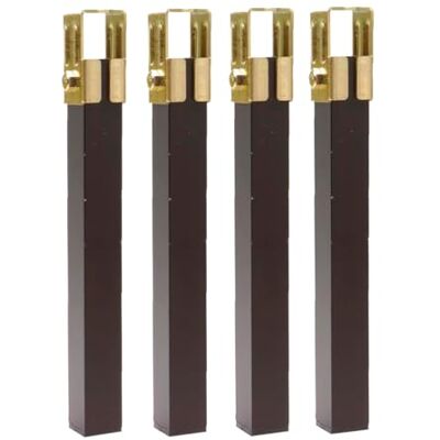 Amig 4er-Set Bettfüße Quadratisch aus Stahl Schwarz Hohe Belastbarkeit Feste Bettfüße ohne Rollen 270 x 30 x 30 mm Amig 4er-Set Bettfüße Quadratisch aus Stahl Schwarz Hohe Belastbarkeit Feste Bettfüße ohne Rollen 270 x 30 x 30 mm