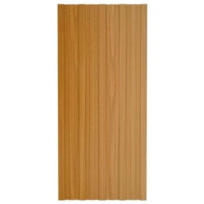 BOWEKAM Möbel, Dachplatten, 36 Stück, verzinkter Stahl, helles Holz, 100 x 45 cm BOWEKAM Möbel, Dachplatten, 36 Stück, verzinkter Stahl, helles Holz, 100 x 45 cm
