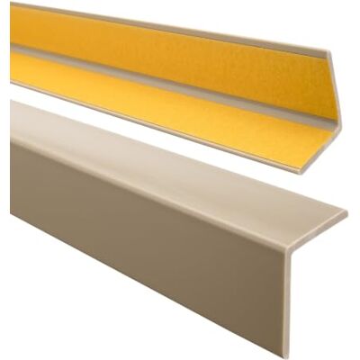 Garmin Winkelprofil PVC 35x35 mm selbstklebend Beige, 180 cm Elastischer Eckschutz & Abschlussleiste, für Wand-, Möbel- & Türkanten, feuchtigkeitsbeständig, leicht zu montieren Garmin Winkelprofil PVC 35x35 mm selbstklebend Beige, 180 cm Elastischer Eckschutz & Abschlussleiste, für Wand-, Möbel- & Türkanten, feuchtigkeitsbeständig, leicht zu montieren