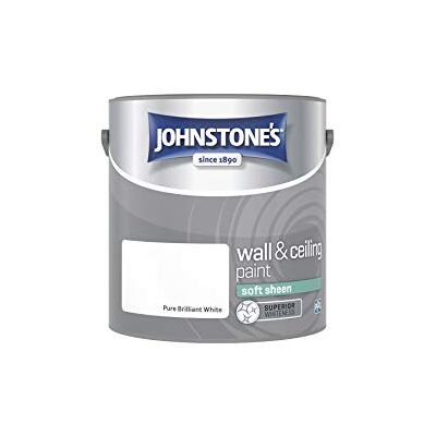 Johnstone's Soft Sheen Emulsion Paint - Brillantes Weiß - 2.5l - Paint Johnstone's Soft Sheen Emulsion Paint - Brillantes Weiß - 2.5l - Paint