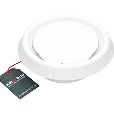 KOTARBAU ® Tellerventil Rund für Rohranschluss Ø 150mm Weiß Anemostat Ablufttellerventil Lüftungsgitter Deckenventil Kunststoff Decken Diffusor Abluft Lüftungsventile Abdeckungs Ausgangswand Decken Dif KOTARBAU ® Tellerventil Rund für Rohranschluss Ø 150mm Weiß Anemostat Ablufttellerventil Lüftungsgitter Deckenventil Kunststoff Decken Diffusor Abluft Lüftungsventile Abdeckungs Ausgangswand Decken Dif