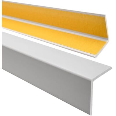 Garmin Winkelprofil PVC 35x35 mm selbstklebend Hellgrau, 100 cm Elastischer Eckschutz & Abschlussleiste, für Wand-, Möbel- & Türkanten, feuchtigkeitsbeständig, leicht zu montieren Garmin Winkelprofil PVC 35x35 mm selbstklebend Hellgrau, 100 cm Elastischer Eckschutz & Abschlussleiste, für Wand-, Möbel- & Türkanten, feuchtigkeitsbeständig, leicht zu montieren