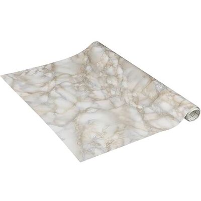 VENILIA - Vinyl Wandverkleidung - Weiß Marmor - Wandverkleidung VENILIA - Vinyl Wandverkleidung - Weiß Marmor - Wandverkleidung