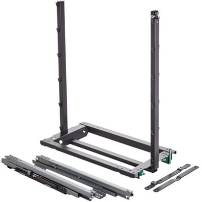 SOTECH Dispensa Junior III anthrazit Bodenmontage für 300 mm Unterschrank Auszugsrahmen Küchenschrankauszug, Kesseböhmer SOTECH Dispensa Junior III anthrazit Bodenmontage für 300 mm Unterschrank Auszugsrahmen Küchenschrankauszug, Kesseböhmer