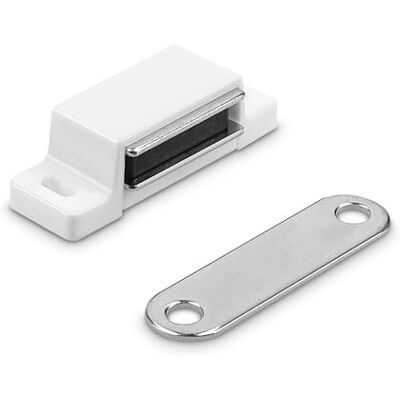 Hettich Magnetschnäpper, weiß, 4-5 kg, 10 Stück, Artikelnr. 1396 Hettich Magnetschnäpper, weiß, 4-5 kg, 10 Stück, Artikelnr. 1396