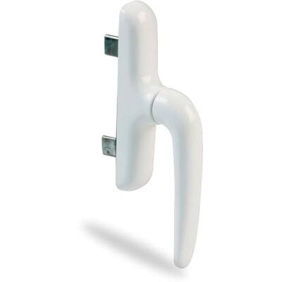 Amig Griff für seitlich zu öffnende Fenster Aluminiumgrundplatte PVC-Abdeckung Weiß Verdeckte Schrauben 172 x 27 x 59 mm Ohne Vierkant Amig Griff für seitlich zu öffnende Fenster Aluminiumgrundplatte PVC-Abdeckung Weiß Verdeckte Schrauben 172 x 27 x 59 mm Ohne Vierkant