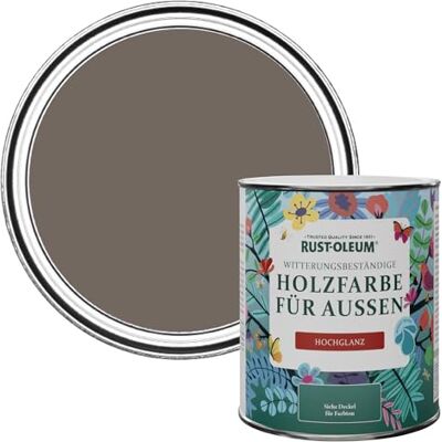 Rust-Oleum Holzfarbe Für Aussen, Wetterschutz, hochglanz, 750 ml, Flussufer Rust-Oleum Holzfarbe Für Aussen, Wetterschutz, hochglanz, 750 ml, Flussufer