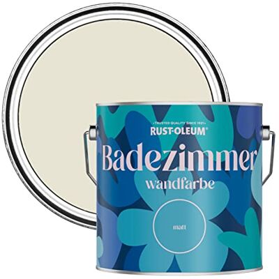 Rust-Oleum beige feuchtigkeitsresistente Badezimmerwandfarbe Matt Finish Auster 2,5 litres Rust-Oleum beige feuchtigkeitsresistente Badezimmerwandfarbe Matt Finish Auster 2,5 litres