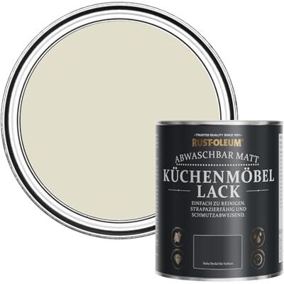 Rust-Oleum abwaschbare Küchenschrankfarbe in beige mit Matt Finish Hafermilch 750ML Rust-Oleum abwaschbare Küchenschrankfarbe in beige mit Matt Finish Hafermilch 750ML