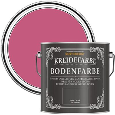Rust-Oleum rosa strapazierfähige, kratzfeste Bodenfarbe für Holz und Beton Himbeere 2,5 Litres Rust-Oleum rosa strapazierfähige, kratzfeste Bodenfarbe für Holz und Beton Himbeere 2,5 Litres