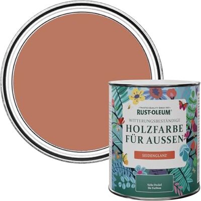 Rust-Oleum Holzfarbe Für Aussen, Wetterschutz, Seidenglanz, 750 ml, Siena Rust-Oleum Holzfarbe Für Aussen, Wetterschutz, Seidenglanz, 750 ml, Siena