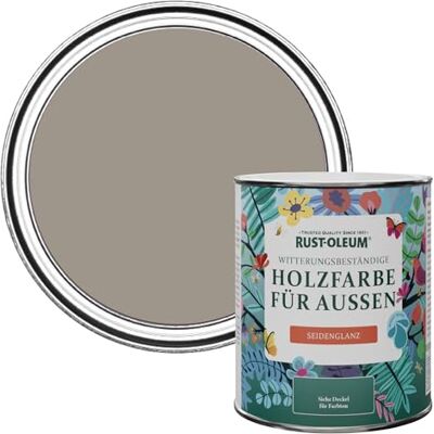 Rust-Oleum Holzfarbe Für Aussen, Wetterschutz, Seidenglanz, 750 ml, Trüffel Rust-Oleum Holzfarbe Für Aussen, Wetterschutz, Seidenglanz, 750 ml, Trüffel