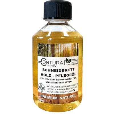 Contura Schneidebrett Pflegeöl Lebensmittecht Arbeitsplatten Holzöl Holz Öl Schneidbrett (250ml.) Contura Schneidebrett Pflegeöl Lebensmittecht Arbeitsplatten Holzöl Holz Öl Schneidbrett (250ml.)