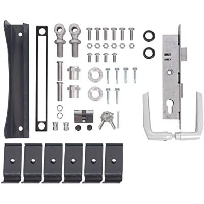 Alberts 678128 Zubehör-Set Flexo für Einzeltor bis 1200 mm Höhe Stahl roh, verzinkt anthrazit kunststoffbeschichtet RAL 7016 Alberts 678128 Zubehör-Set Flexo für Einzeltor bis 1200 mm Höhe Stahl roh, verzinkt anthrazit kunststoffbeschichtet RAL 7016