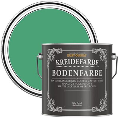 Rust-Oleum grün strapazierfähige, kratzfeste Bodenfarbe für Holz und Beton Smaragd 2,5 Litres Rust-Oleum grün strapazierfähige, kratzfeste Bodenfarbe für Holz und Beton Smaragd 2,5 Litres
