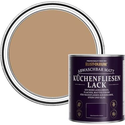 Rust-Oleum abwaschbare Küchenfliesenlack in orange mit Matt Finish Lehm 750ML Rust-Oleum abwaschbare Küchenfliesenlack in orange mit Matt Finish Lehm 750ML