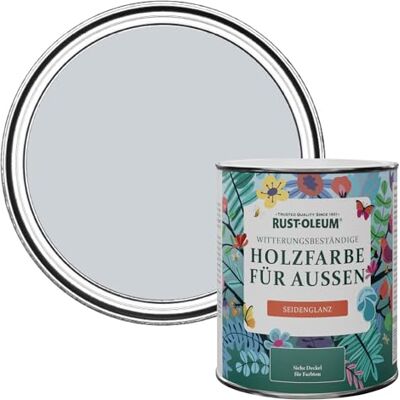 Rust-Oleum Holzfarbe Für Aussen, Wetterschutz, Seidenglanz, 750 ml, Fliederbusch Rust-Oleum Holzfarbe Für Aussen, Wetterschutz, Seidenglanz, 750 ml, Fliederbusch