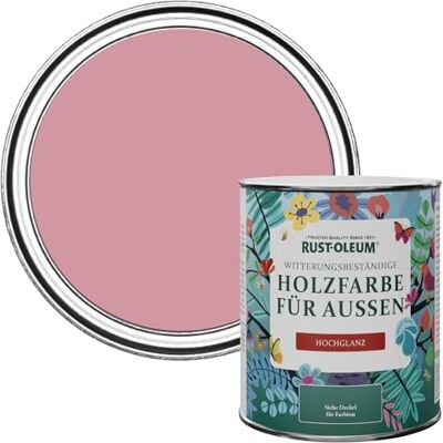 Rust-Oleum Gartenfarbe, schimmelresistent, hochglanz, 750 ml, Altrosa Rust-Oleum Gartenfarbe, schimmelresistent, hochglanz, 750 ml, Altrosa