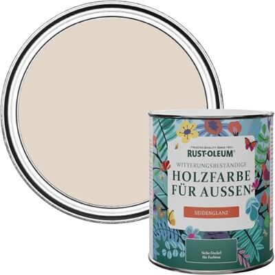 Rust-Oleum Holzfarbe Für Aussen, Wetterschutz, Seidenglanz, 750 ml, Selbstgestrickt Rust-Oleum Holzfarbe Für Aussen, Wetterschutz, Seidenglanz, 750 ml, Selbstgestrickt