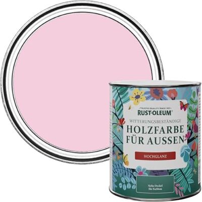 Rust-Oleum Holzfarbe Für Aussen, Wetterschutz, hochglanz, 750 ml, Süßer Traum Rust-Oleum Holzfarbe Für Aussen, Wetterschutz, hochglanz, 750 ml, Süßer Traum