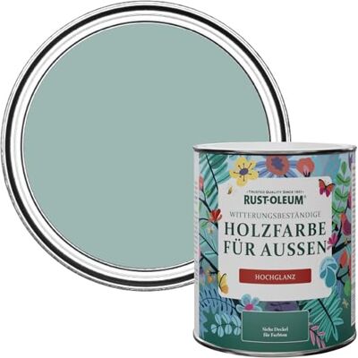 Rust-Oleum Gartenfarbe, schimmelresistent, hochglanz, 750 ml, Marineblau Rust-Oleum Gartenfarbe, schimmelresistent, hochglanz, 750 ml, Marineblau