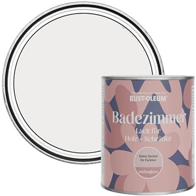 Rust-Oleum Grey Moisture Resistant Bathroom Wood and Cabinet Paint in Satin Finish Fleur 750ml Rust-Oleum Grey Moisture Resistant Bathroom Wood and Cabinet Paint in Satin Finish Fleur 750ml