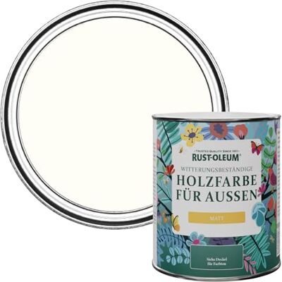 Rust-Oleum Holzfarbe Für Aussen, Wetterschutz, Matt, 750 ml, Sweet Nothing Rust-Oleum Holzfarbe Für Aussen, Wetterschutz, Matt, 750 ml, Sweet Nothing