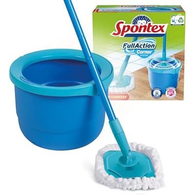 Spontex Full Action Corner System Drehmopp-Set - Eimer Set Spontex Full Action Corner System Drehmopp-Set - Eimer Set
