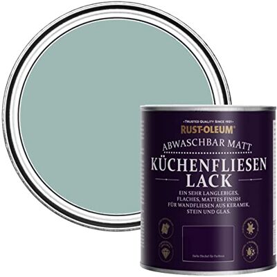 Rust-Oleum abwaschbare Küchenfliesenlack in blau mit Matt Finish Marineblau 750ML Rust-Oleum abwaschbare Küchenfliesenlack in blau mit Matt Finish Marineblau 750ML
