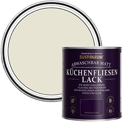 Rust-Oleum abwaschbare Küchenfliesenlack in beige mit Matt Finish Auster 750ML Rust-Oleum abwaschbare Küchenfliesenlack in beige mit Matt Finish Auster 750ML