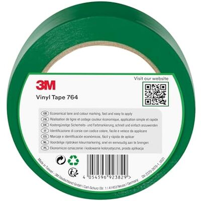 3M PVC-Klebeband 764i, grün, 50 mm x 33 m, Grün 3M PVC-Klebeband 764i, grün, 50 mm x 33 m, Grün