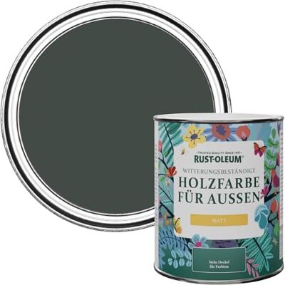 Rust-Oleum Holzfarbe Für Aussen, Wetterschutz, Matt, 750 ml, Abendessen Rust-Oleum Holzfarbe Für Aussen, Wetterschutz, Matt, 750 ml, Abendessen