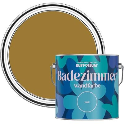 Rust-Oleum braun feuchtigkeitsresistente Badezimmerwandfarbe Matt Finish Senfbraun 2,5 litres Rust-Oleum braun feuchtigkeitsresistente Badezimmerwandfarbe Matt Finish Senfbraun 2,5 litres