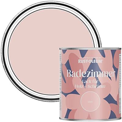 Rust-Oleum feuchtigkeitsresistente rosa Badezimmerholz- und Schrankfarbe in Matt Finish Rosa Sekt 750ML Rust-Oleum feuchtigkeitsresistente rosa Badezimmerholz- und Schrankfarbe in Matt Finish Rosa Sekt 750ML