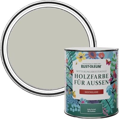 Rust-Oleum Gartenfarbe, schimmelresistent, hochglanz, 750 ml, Nebel Rust-Oleum Gartenfarbe, schimmelresistent, hochglanz, 750 ml, Nebel