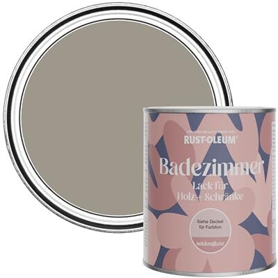 Rust-Oleum Brown Moisture Resistant Bathroom Wood and Cabinet Paint in Satin Finish Whipped Truffle 750ml Rust-Oleum Brown Moisture Resistant Bathroom Wood and Cabinet Paint in Satin Finish Whipped Truffle 750ml