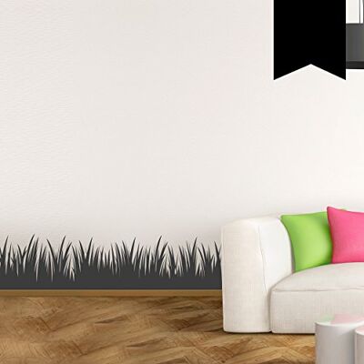 WANDKINGS Wandtattoo Grasbordüre in Meterstücken 100 x 15 cm schwarz erhältlich in 33 Farben WANDKINGS Wandtattoo Grasbordüre in Meterstücken 100 x 15 cm schwarz erhältlich in 33 Farben