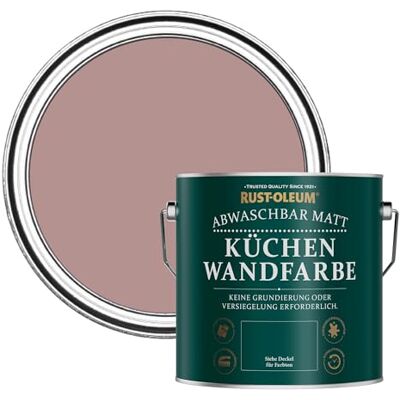 Rust-Oleum abwaschbare matte, geruchsarme rosa Küchenwandfarbe Herzenssache 2,5 Litres Rust-Oleum abwaschbare matte, geruchsarme rosa Küchenwandfarbe Herzenssache 2,5 Litres