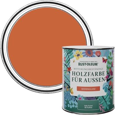 Rust-Oleum Holzfarbe Für Aussen, Wetterschutz, Seidenglanz, 750 ml, Chai Tee Rust-Oleum Holzfarbe Für Aussen, Wetterschutz, Seidenglanz, 750 ml, Chai Tee