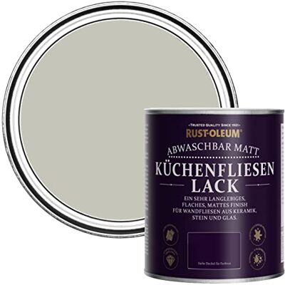 Rust-Oleum abwaschbare Küchenfliesenlack in grau mit Matt Finish Nebel 750ML Rust-Oleum abwaschbare Küchenfliesenlack in grau mit Matt Finish Nebel 750ML