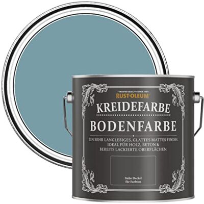 Rust-Oleum blau strapazierfähige, kratzfeste Bodenfarbe für Holz und Beton Pazifikstaat 2,5 Litres Rust-Oleum blau strapazierfähige, kratzfeste Bodenfarbe für Holz und Beton Pazifikstaat 2,5 Litres