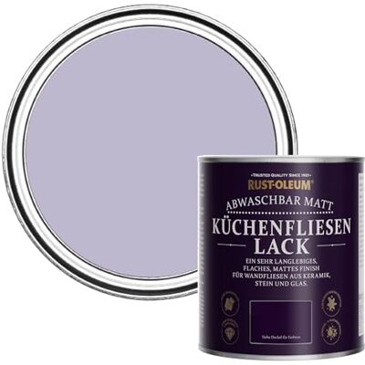 Rust-Oleum abwaschbare Küchenfliesenlack in lila mit Matt Finish Blauregen 750ML Rust-Oleum abwaschbare Küchenfliesenlack in lila mit Matt Finish Blauregen 750ML