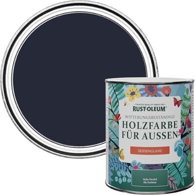 Rust-Oleum Holzfarbe Für Aussen, Wetterschutz, Seidenglanz, 750 ml, Odyssee Rust-Oleum Holzfarbe Für Aussen, Wetterschutz, Seidenglanz, 750 ml, Odyssee