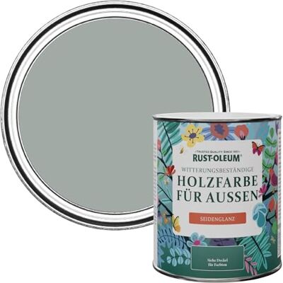 Rust-Oleum Holzfarbe Für Aussen, Wetterschutz, Seidenglanz, 750 ml, Urban Grau Rust-Oleum Holzfarbe Für Aussen, Wetterschutz, Seidenglanz, 750 ml, Urban Grau