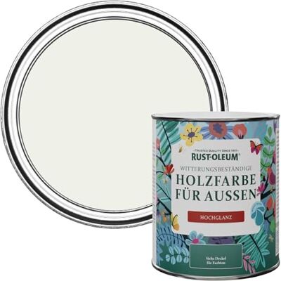Rust-Oleum Gartenfarbe, schimmelresistent, hochglanz, 750 ml, Milchschaum Rust-Oleum Gartenfarbe, schimmelresistent, hochglanz, 750 ml, Milchschaum
