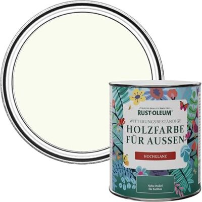 Rust-Oleum Gartenfarbe, schimmelresistent, hochglanz, 750 ml, Antik Weiβ Rust-Oleum Gartenfarbe, schimmelresistent, hochglanz, 750 ml, Antik Weiβ