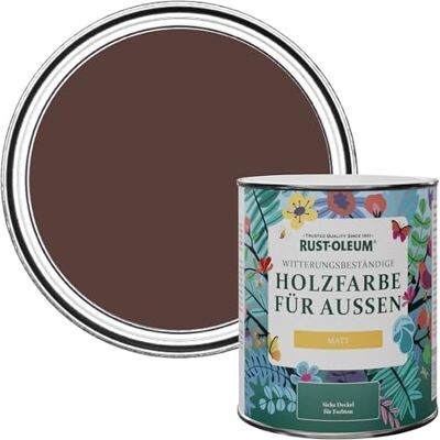 Rust-Oleum Holzfarbe Für Aussen, Wetterschutz, Matt, 750 ml, Valentina Rust-Oleum Holzfarbe Für Aussen, Wetterschutz, Matt, 750 ml, Valentina