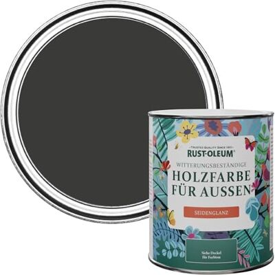 Rust-Oleum Holzfarbe Für Aussen, Wetterschutz, Seidenglanz, 750 ml, Zauberabend Rust-Oleum Holzfarbe Für Aussen, Wetterschutz, Seidenglanz, 750 ml, Zauberabend